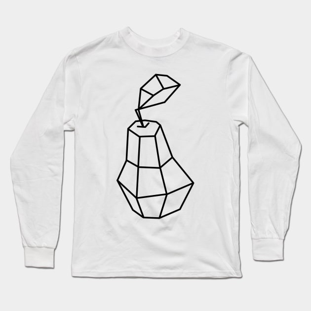 Pear #02 Long Sleeve T-Shirt by Olga Berlet